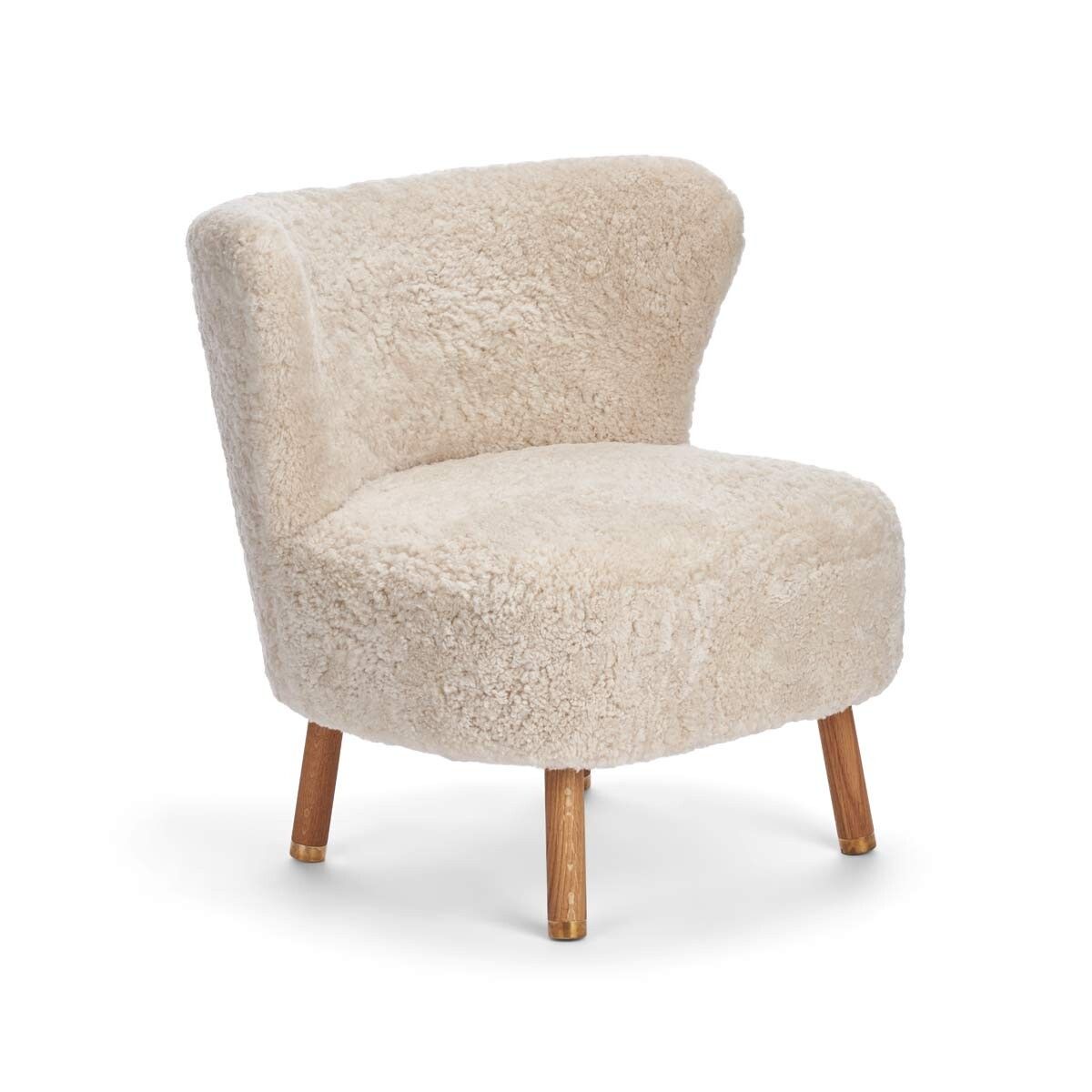 Emil Loungesessel | Premium Lammfell | Kurzhaar Stühle | Sheepskinhouse.ch