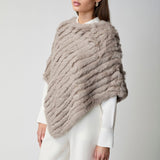 Molly Poncho | Kaninchen Schwarz