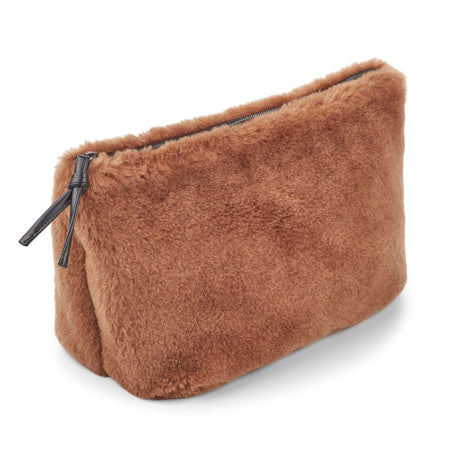 Maxi Havanna Clutch | Neuseeland | Lammwolle Teddybraun