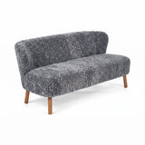 Emanuel Sofa | Zweisitzer | Design Möbel Hellgrau
