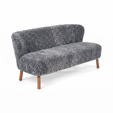 Emanuel Sofa | Zweisitzer | Design Möbel Hellgrau