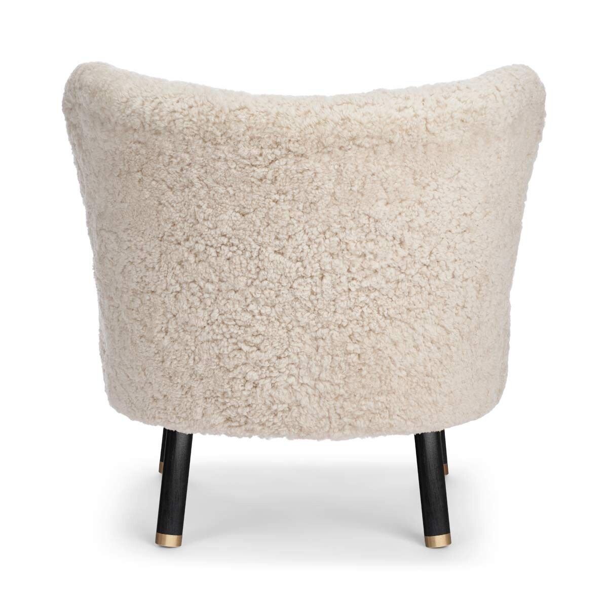 Emil Loungesessel | Premium Lammfell | Kurzhaar Beige