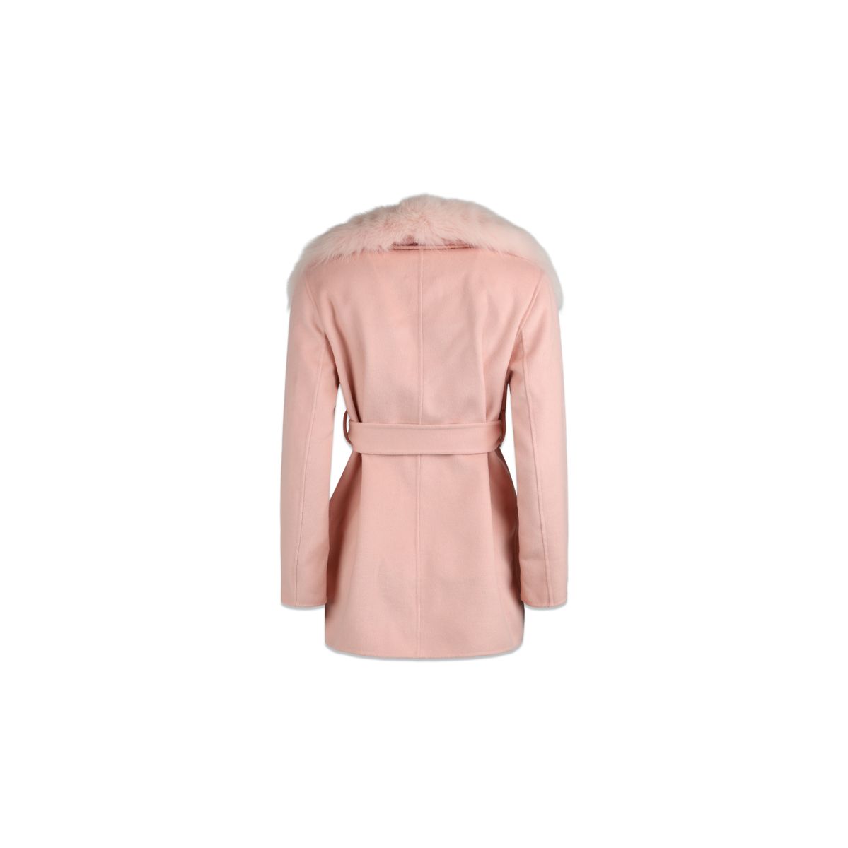 Charlott Mantel | Lammwolle, Fuchs Pink