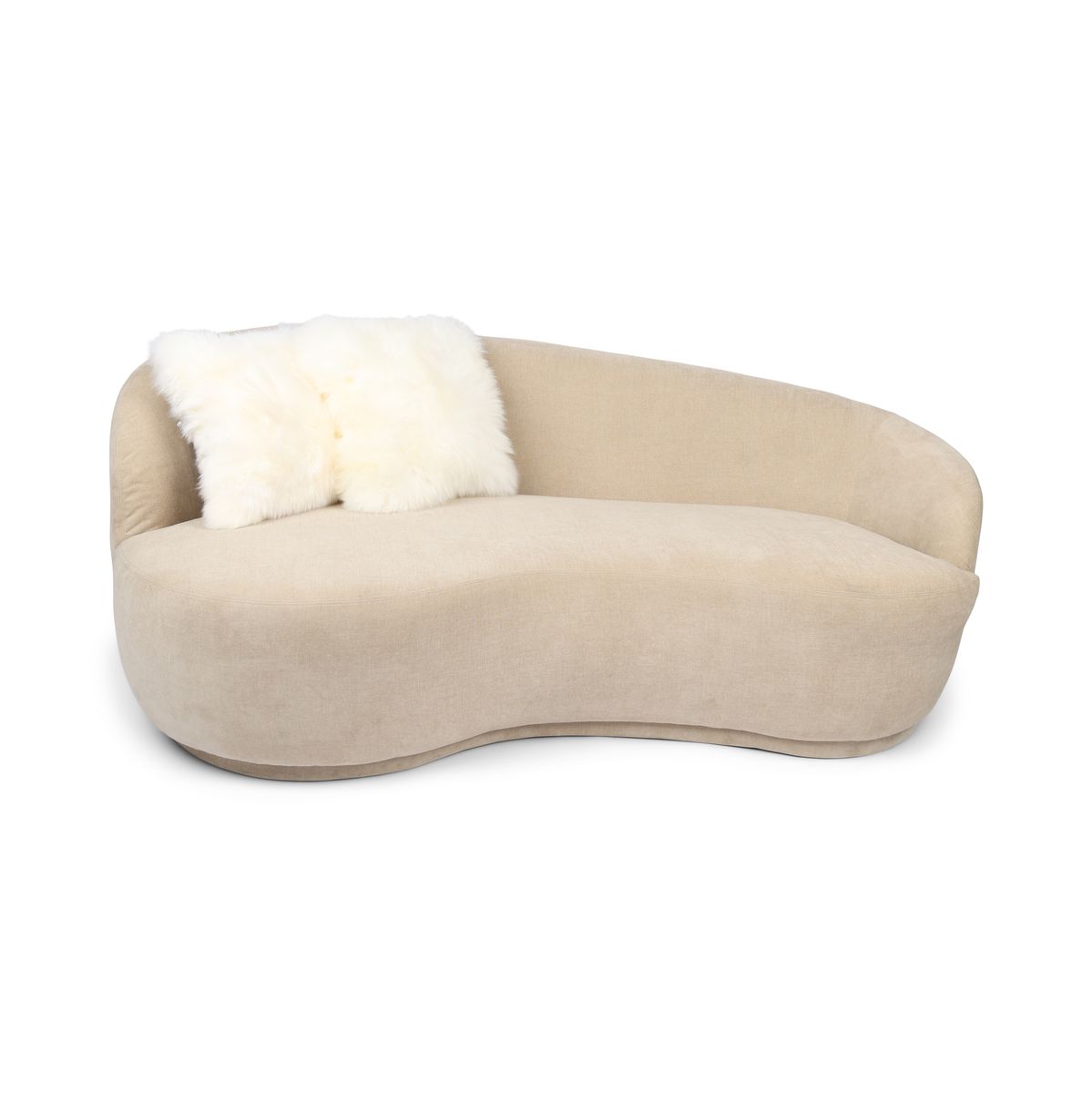 Fellkissenbezug | Langhaar | Neuseeland | 40x40 cm Weiß