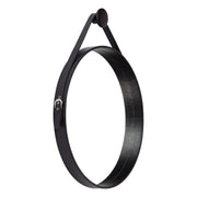 Spiegel aus Kalbsleder | D60x6 cm Wohnaccessoire | Sheepskinhouse.ch