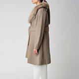 Lucia Mantel | Wolle, Fuchs Pink