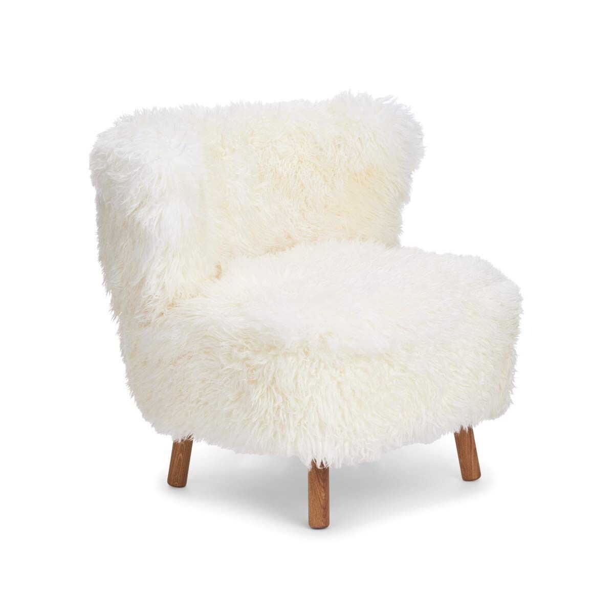 Emil Loungesessel | Premium Lammfell | Langhaar Stühle | Sheepskinhouse.ch