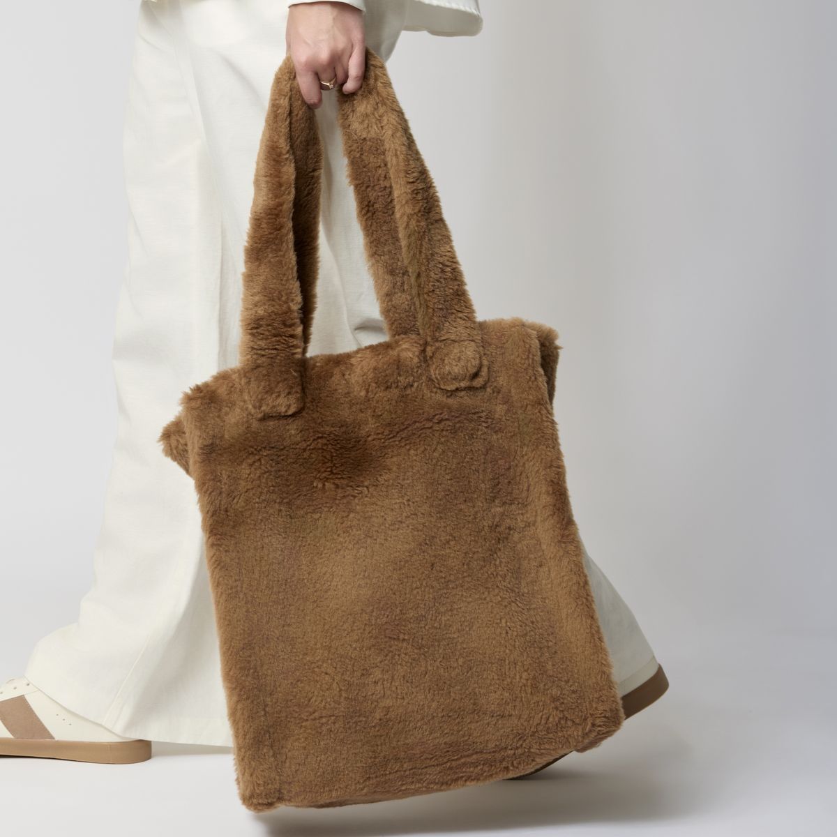 Maxi Glory Shopper | Neuseeland | Lammwolle Beige