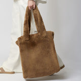 Maxi Glory Shopper | Neuseeland | Lammwolle Beige
