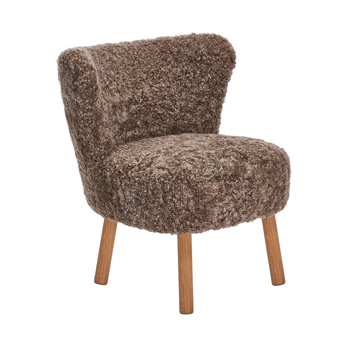 Emily Esszimmerstuhl | Premium Lammfell | Designmöbel Stühle | Sheepskinhouse.ch
