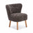 Emily Esszimmerstuhl | Premium Lammfell | Designmöbel Cappuccino