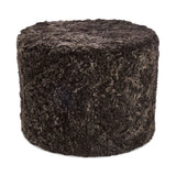 Lammfellpouf Premium | Kurzhaar | Neuseeland | D41x31 cm Schokolade