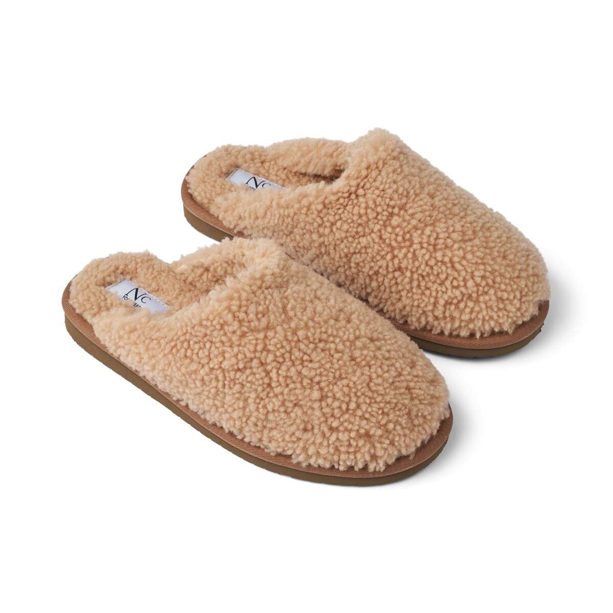 Unisex Curly Slippers | Lammfell Fellschuhe | Sheepskinhouse.ch