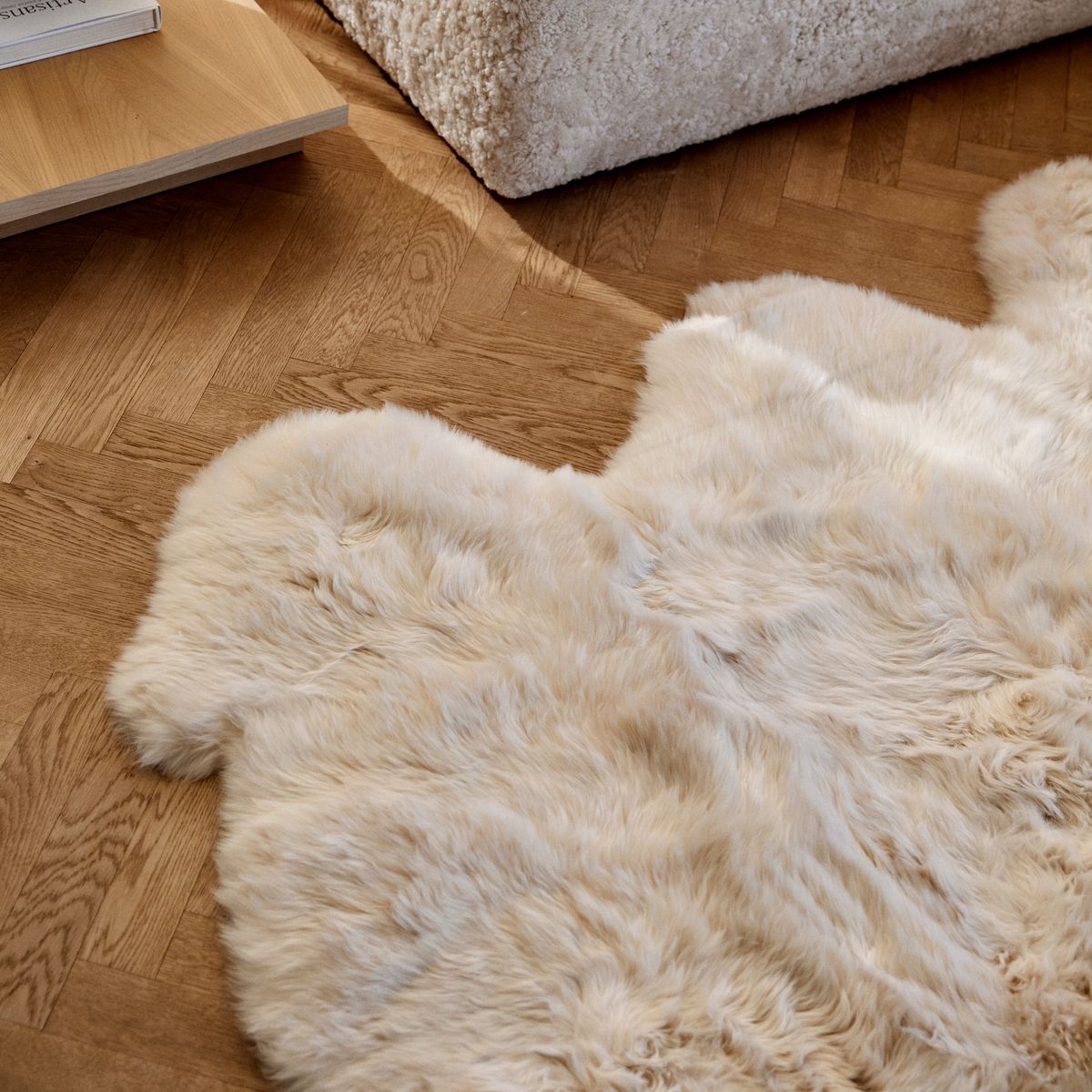 Lammfell Teppich Premium | Langhaar | Neuseeland | 180x162 cm Lammfelle | Sheepskinhouse.ch