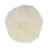 Sitzkissen 2er Pack | Lammfell | D35 cm