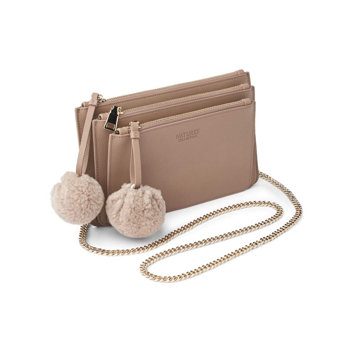 Camilla Clutch | 3-in-1 Clutch | Lammleder