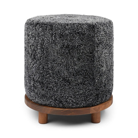 Simon Pouf | Kurzhaar | Neuseeland | D46x52 cm Anthrazit