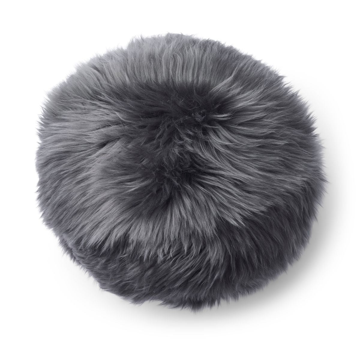 Angelite Kissenball | Langhaar | Neuseeland | D25/30/35 cm Fellkissen | Sheepskinhouse.ch