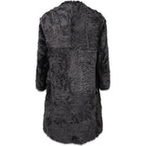 Sofia Jacke | Kalgan Lammfell Dunkelgrau
