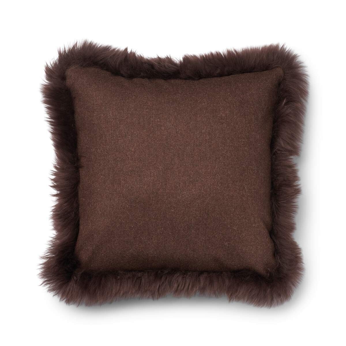 Wollkissen | 100% Wolle | Fellborte | 52x52 cm | 34x52 cm Fellkissen | Sheepskinhouse.ch