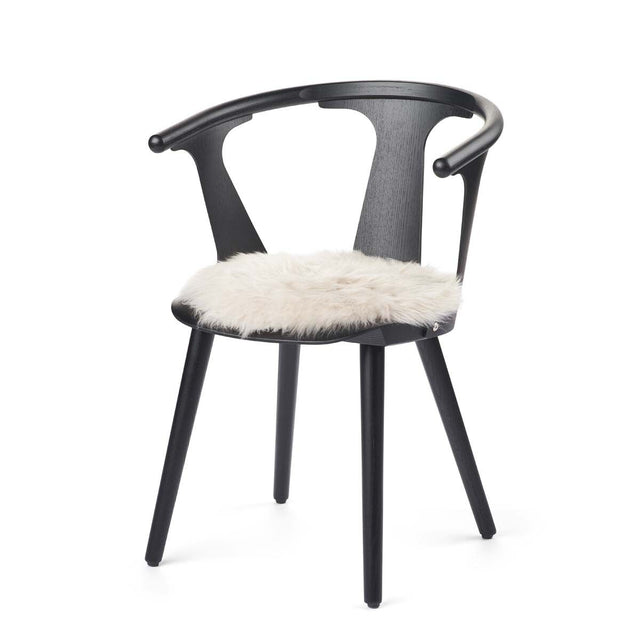 Lammfell Stuhlkissen Premium | Langhaar | Neuseeland | D38 cm