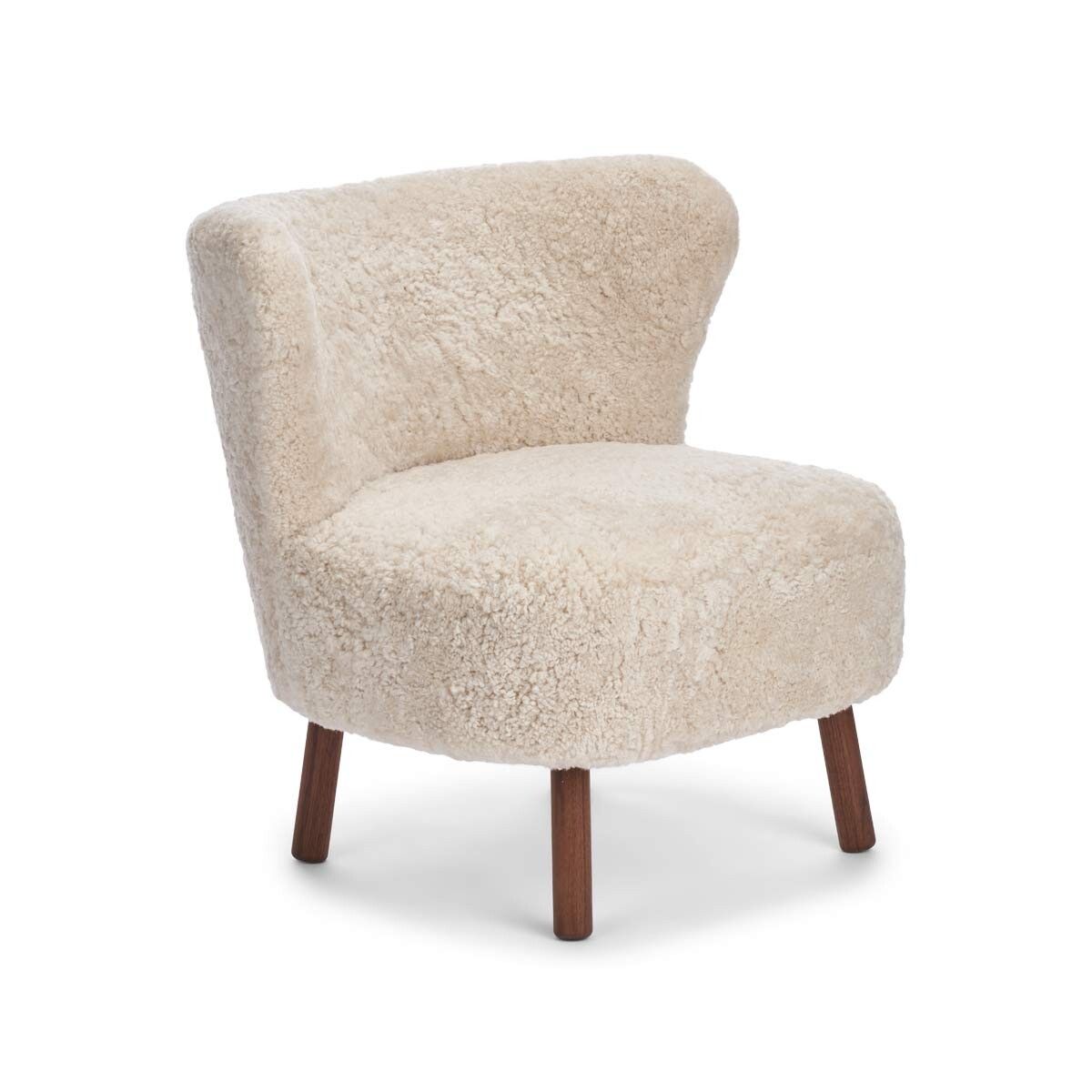 Emil Loungesessel | Lammfell Premium Beige