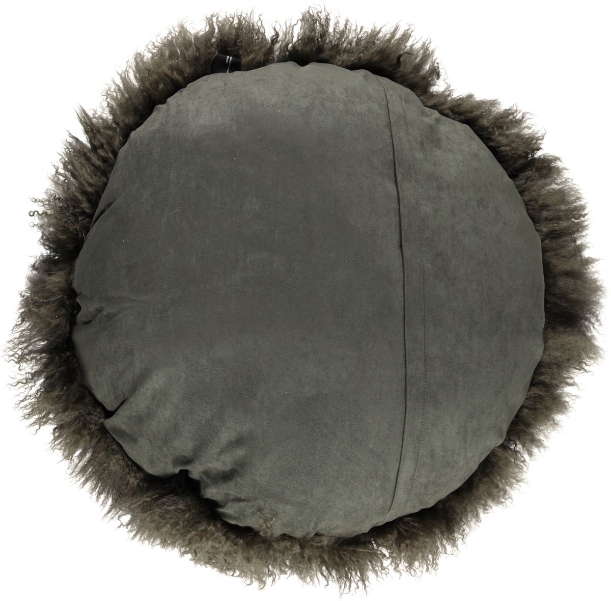 Lammfellkissen | Tibet | D38 cm | D45 cm | D62 cm Heckengrün
