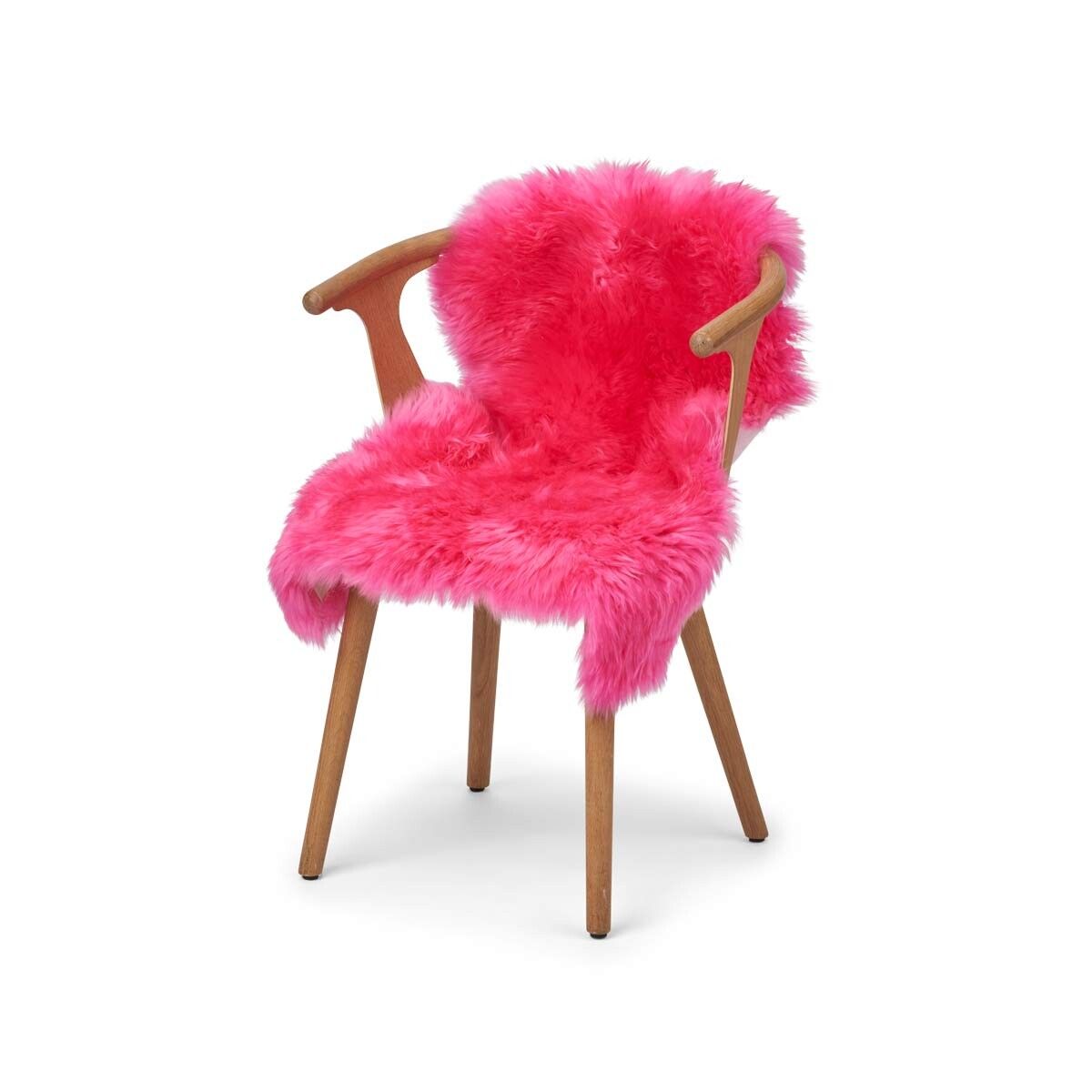 Merino Lammfell | Neuseeland | Ca. 85x60 cm Fuchsie