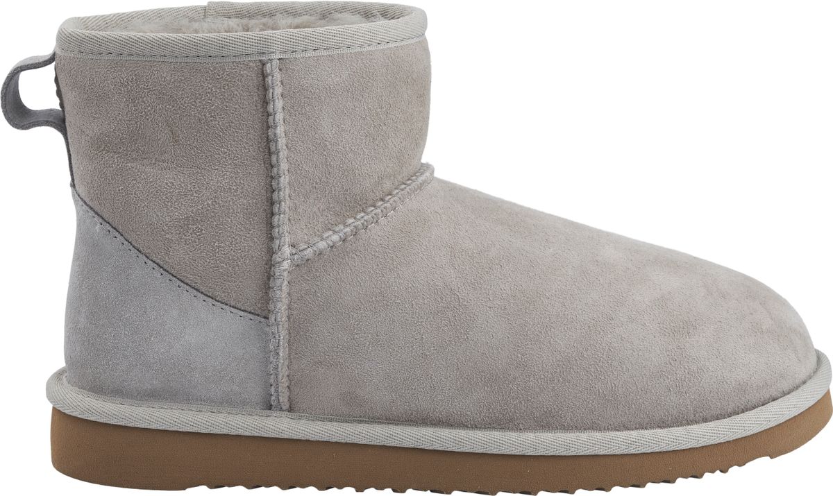 Lammfell Stiefelette Mini | Damen | Größe 35-42 Hellgrau