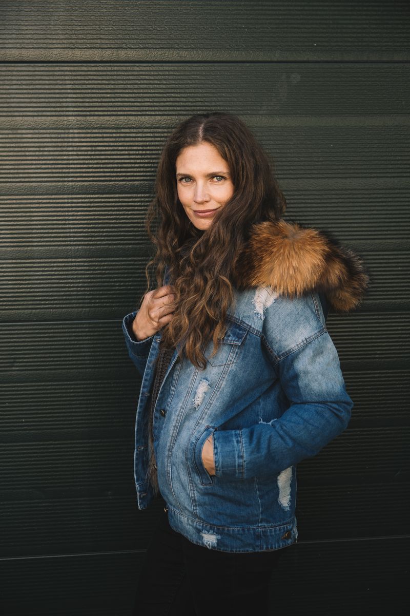 Riley Jacke | Denim, Waschbär