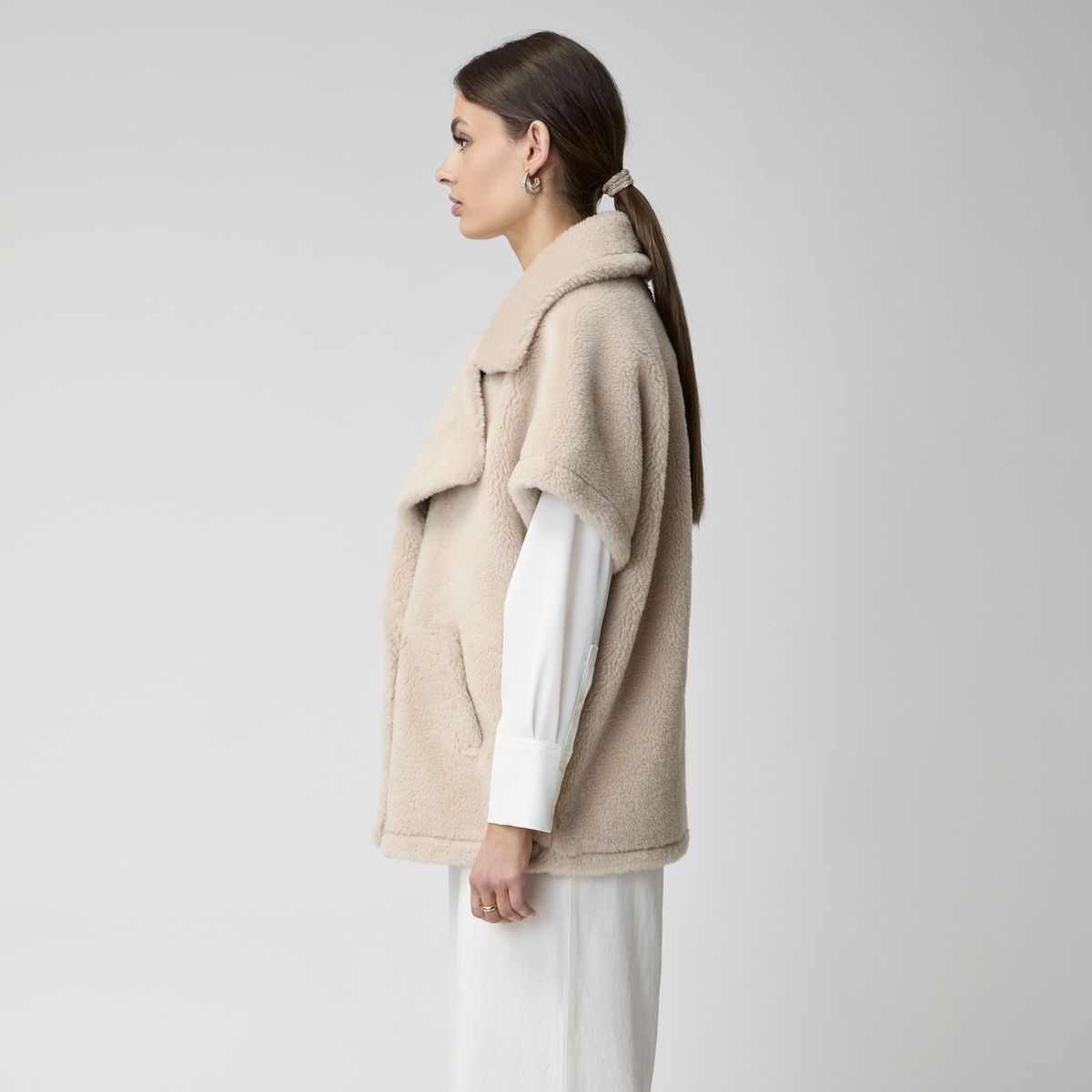 Antonella Poncho | Lammwolle Ponchos | Sheepskinhouse.ch