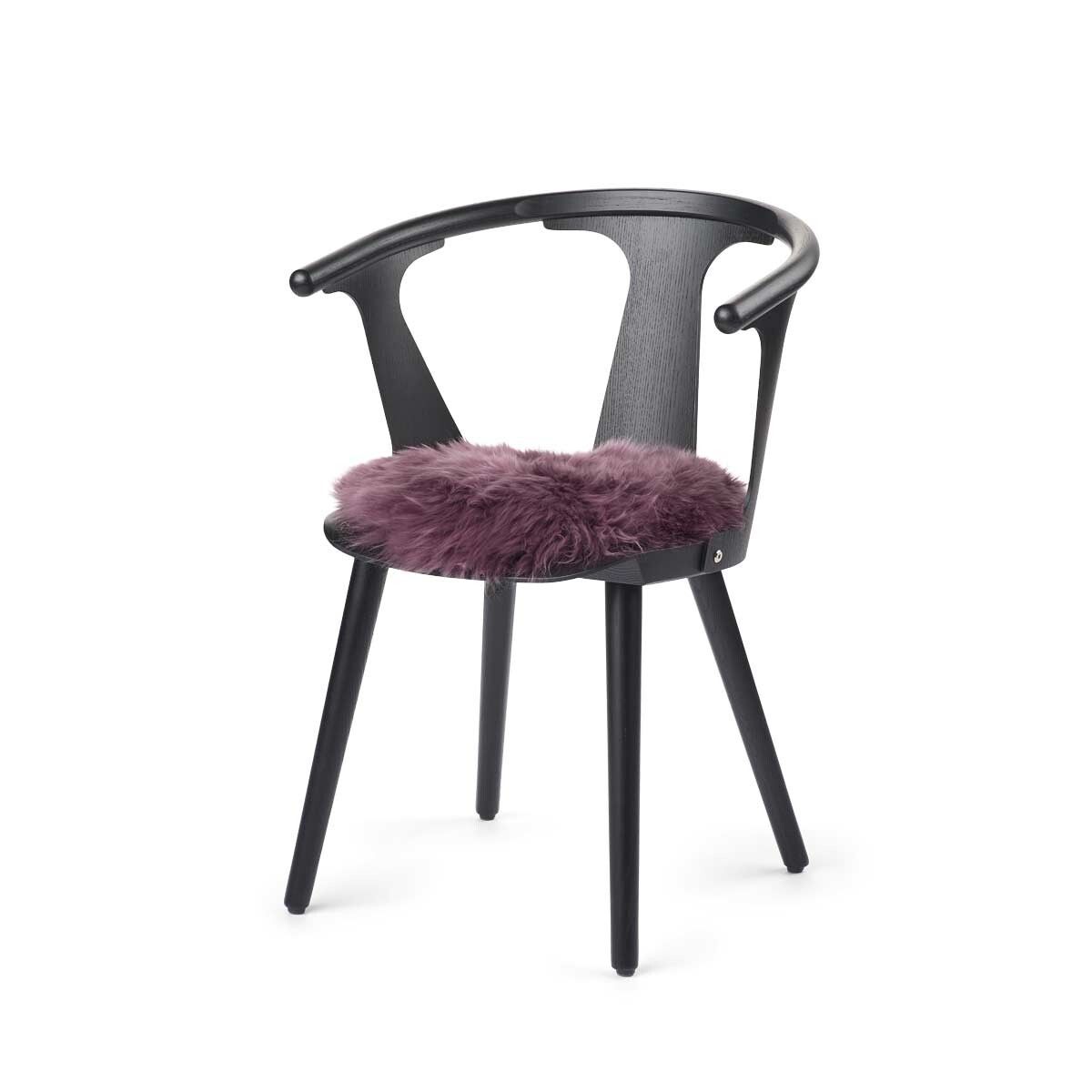 Lammfell Stuhlkissen Premium | Langhaar | Neuseeland | D38 cm Sitzkissen | Sheepskinhouse.ch