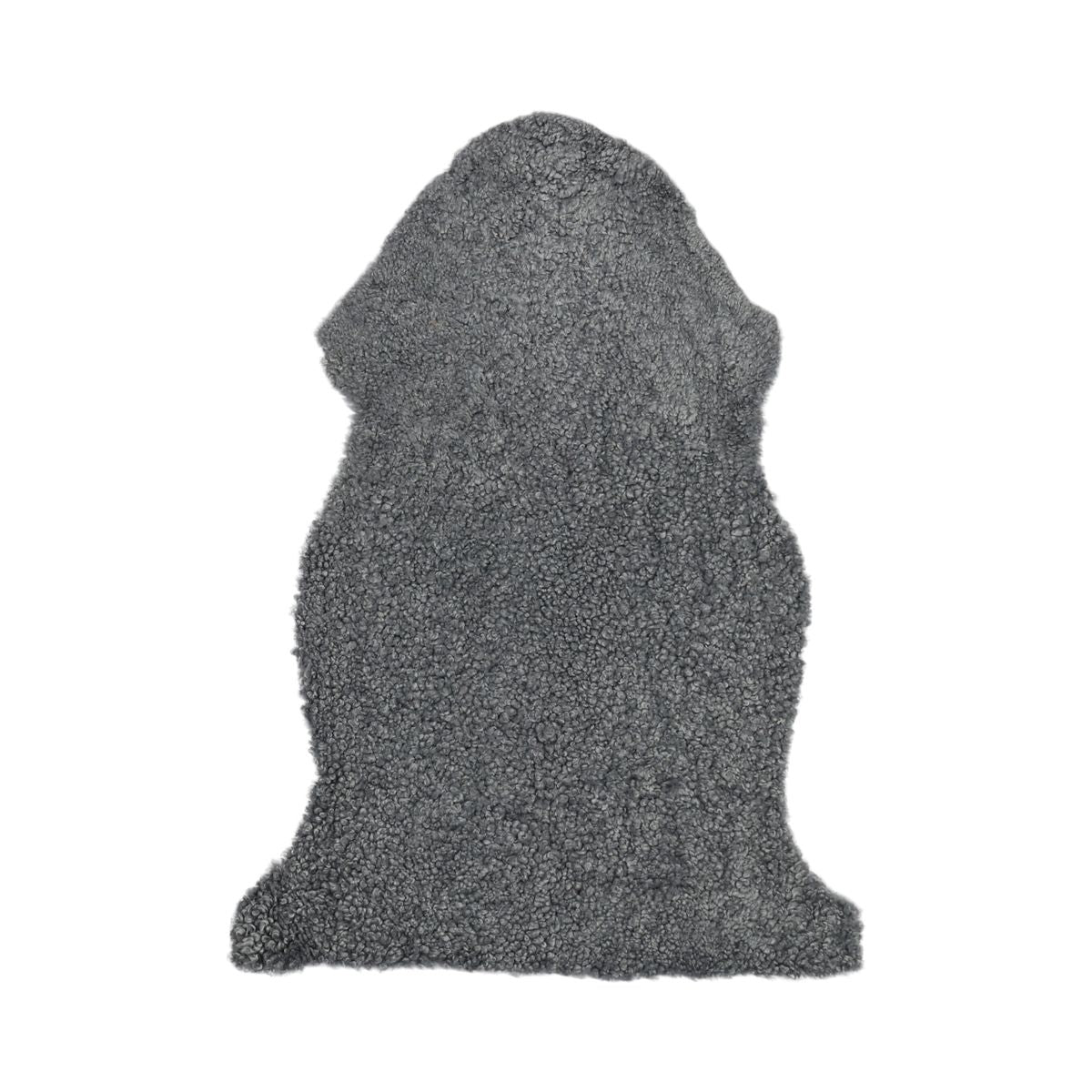 Merino Lammfell | Kurzhaar | Neuseeland | Hellgrau | 90x60 cm