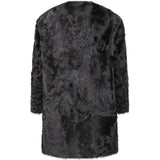 Brenda Jacke | Kalgan Lammfell Dunkelgrau