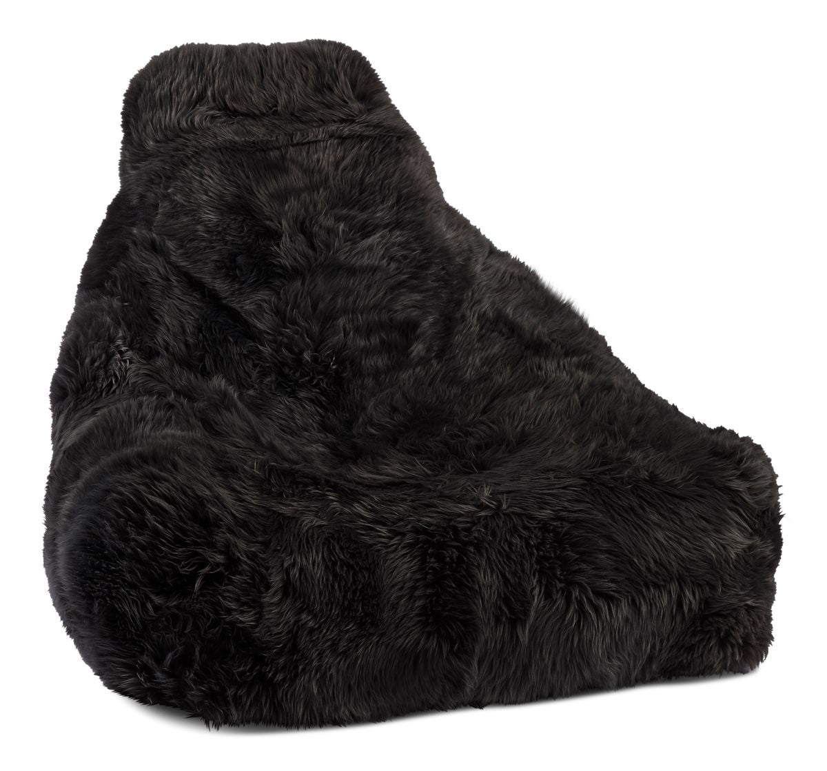 Lammfell Sitzsackstuhl Premium | Langhaar | Neuseeland | 100x100x80 cm Sitzsäcke | Sheepskinhouse.ch