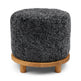 Simon Pouf | Kurzhaar | Neuseeland | D46x52 cm Poufs | Sheepskinhouse.ch
