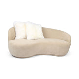 Fellkissenbezug | Langhaar | Neuseeland | 50,5x50,5 cm Weiß