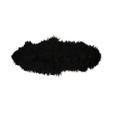 Dobbeltes Lammfell | Island | 160x60 cm Schwarz