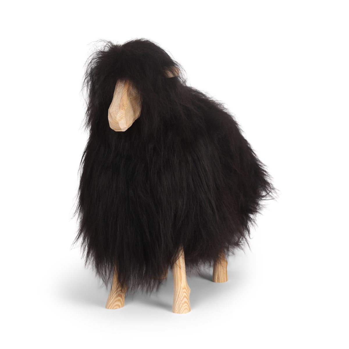 Signature Holzschaf | Klein Schaukelschaf | Sheepskinhouse.ch