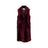 Raelynn Weste | Shearling Lammfell Bordeaux
