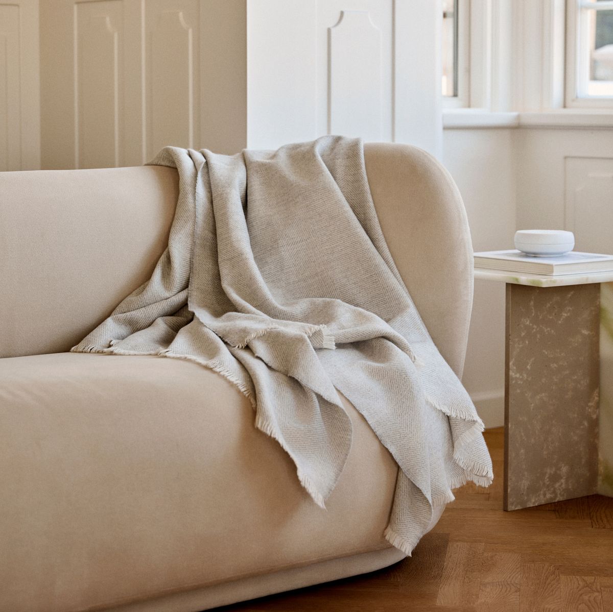 Luxuriöse Decke | 100% Alpakawolle | 130x200 cm Dunkelbraun