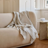 Luxuriöse Decke | 100% Alpakawolle | 130x200 cm Dunkelbraun