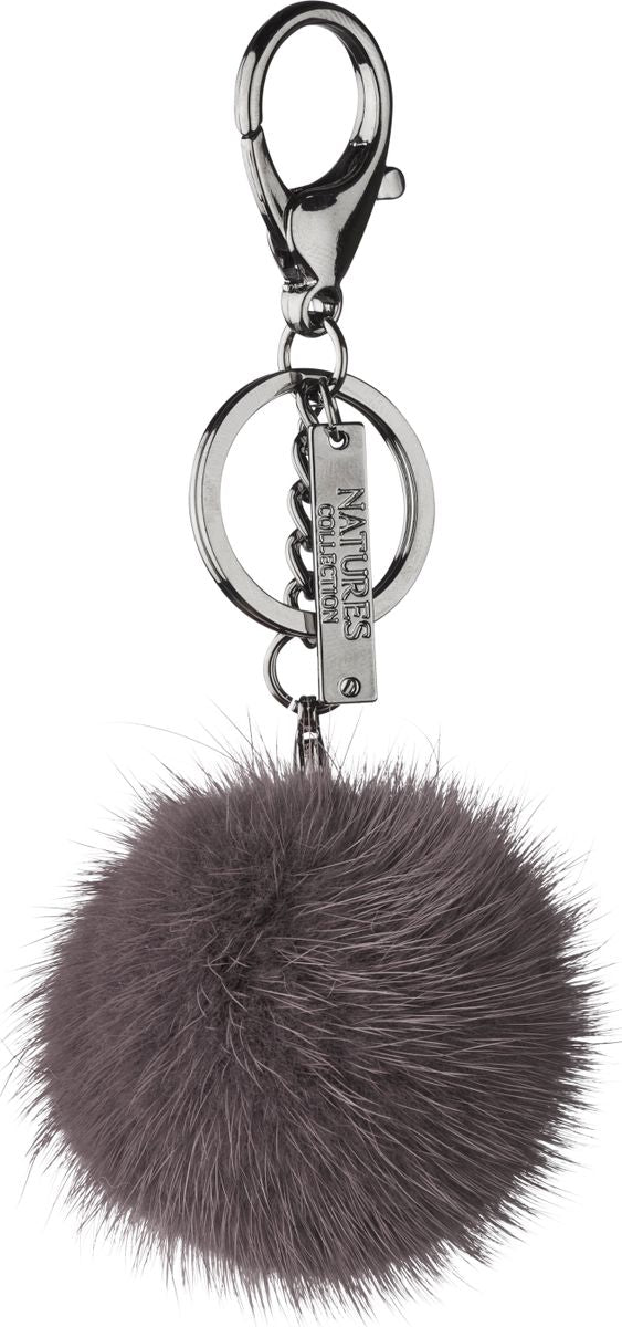 Pompon Schlüsselanhänger | Nerz Modeaccessoire | Sheepskinhouse.ch