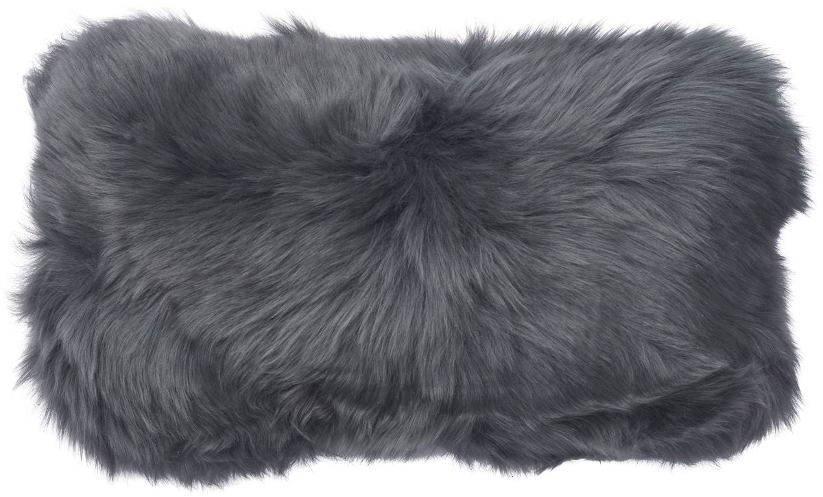 Doppelseitiges Kissen | Langhaar | Neuseeland | 25x50 cm Fellkissen | Sheepskinhouse.ch