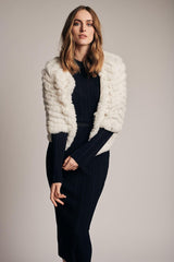 Holly Cardigan | Kaninchen Weiß