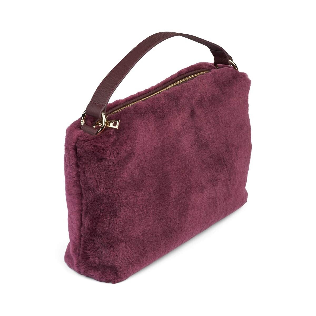 Olivia Maxi Tasche | Neuseeland Lammwolle Taschen | Sheepskinhouse.ch