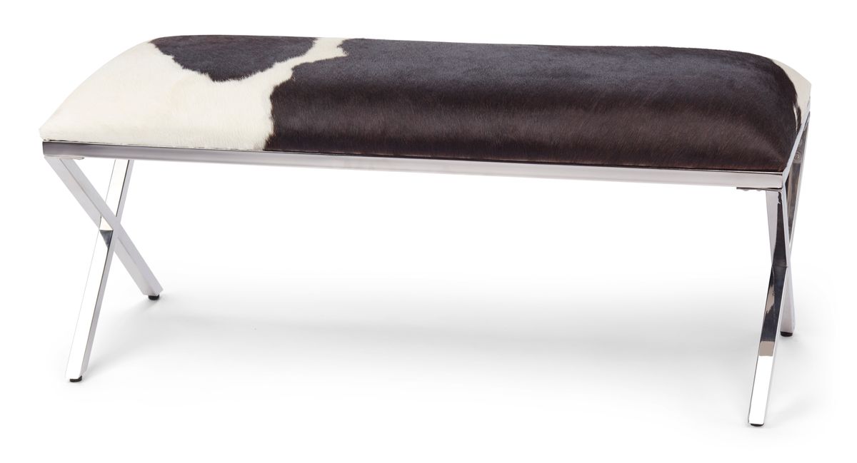 Kuhfell Bank Premium | Brasilien | 110x42x45 cm Bänke | Sheepskinhouse.ch