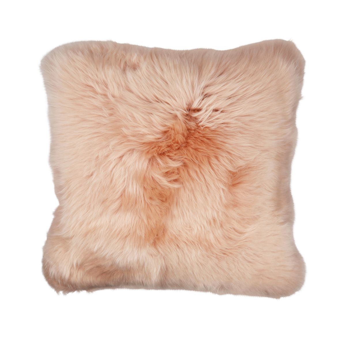 Fellkissen | Langhaar | Neuseeland | 50x50 cm Rosa