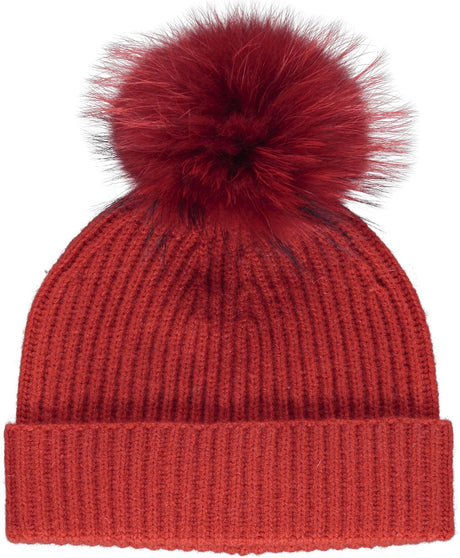 Mathilde Beanie | Wolle, Waschbär Rot/Stark Rot