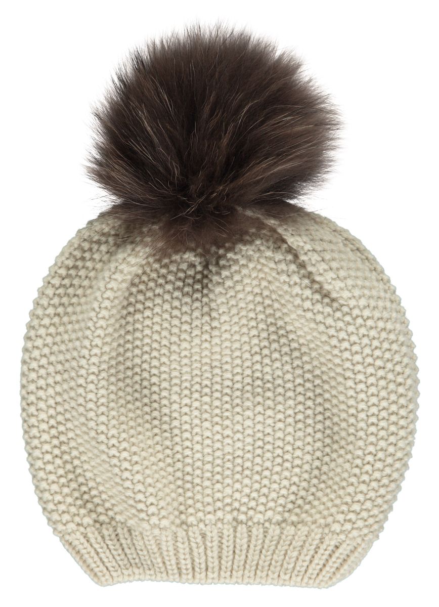 Stella Mütze | Wolle, Waschbär Modeaccessoire | Sheepskinhouse.ch